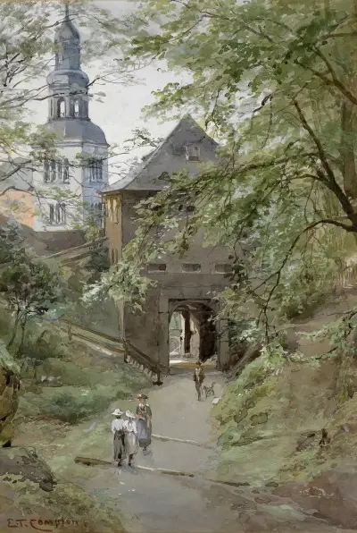 Augustiner Bräu und Kloster Mülln von Edward Theodore Compton