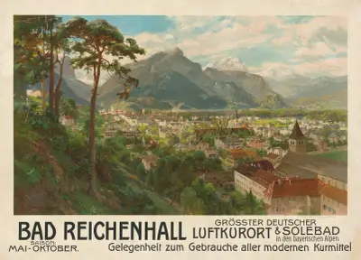 Bad Reichenhall. Größter Deutscher Luftkurort & Solebad in den bayerischen Alpen av Edward Theodore Compton
