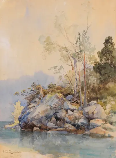 Eibsee av Edward Theodore Compton