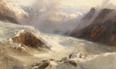 Gletscherplateau av Edward Theodore Compton