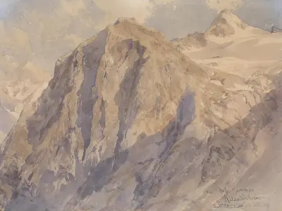Hohe Kammer Kitzsteinhorn av Edward Theodore Compton