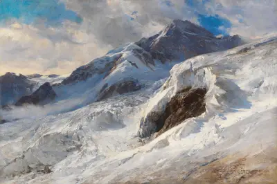 Lyskamm (Monte-Rosa) av Edward Theodore Compton