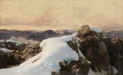 Morgen auf Bergeshöhe von Edward Theodore Compton