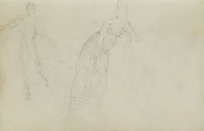 Figurstudier av Théodore Géricault