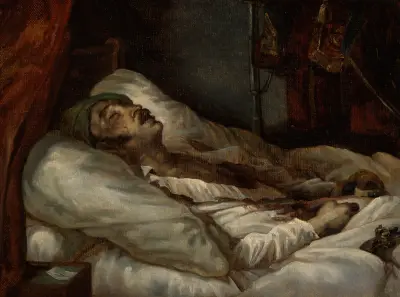 General Letellier på sin dödsbädd av Théodore Géricault