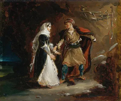 La Fiancée D’abydos av Théodore Géricault