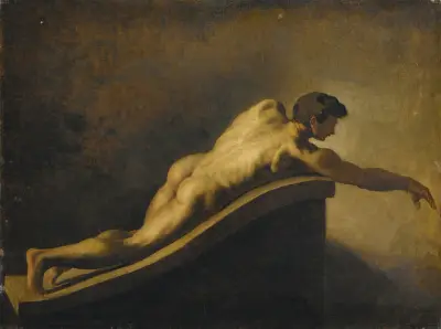 Liggande man av Théodore Géricault