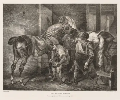 The English Farrier av Théodore Géricault