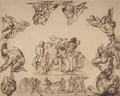 Räddningen av en drunknande man av Théodore Géricault