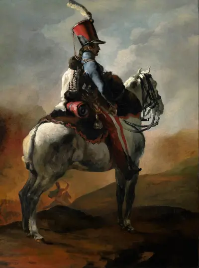 Trumpeter of the Hussars av Théodore Géricault