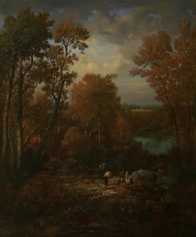 De houthakker (Le bûcheron) von Théodore Rousseau