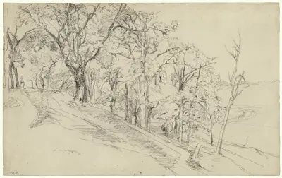 Forest in Boisrémond av Théodore Rousseau