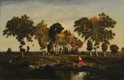 La Mare av Théodore Rousseau