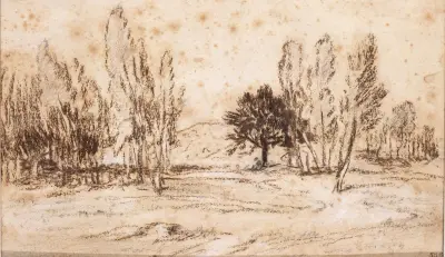 Landskap av Théodore Rousseau