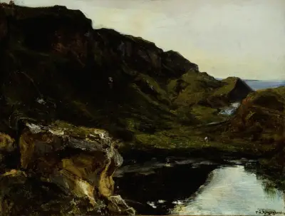 Pejzaż, 1835, Théodore Rousseau