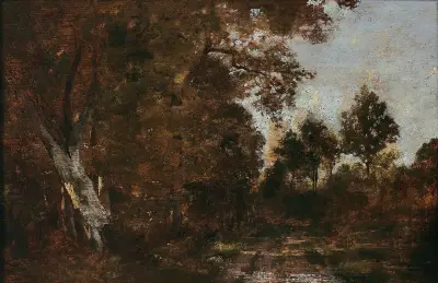Skogslandskap av Théodore Rousseau
