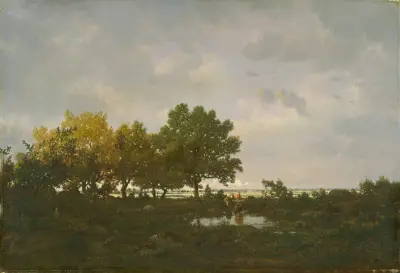Dammen av Théodore Rousseau