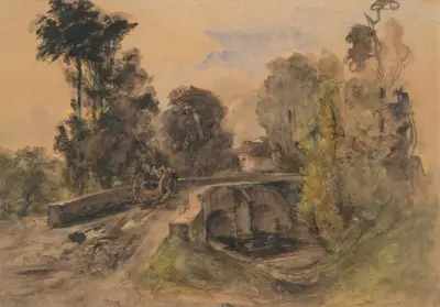 Stenbrons bro av Théodore Rousseau
