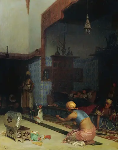 Loutky v harému, Theodoros Ralli