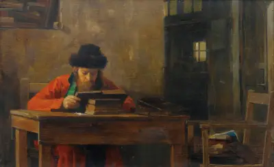 Reading Rabbi av Theodoros Ralli