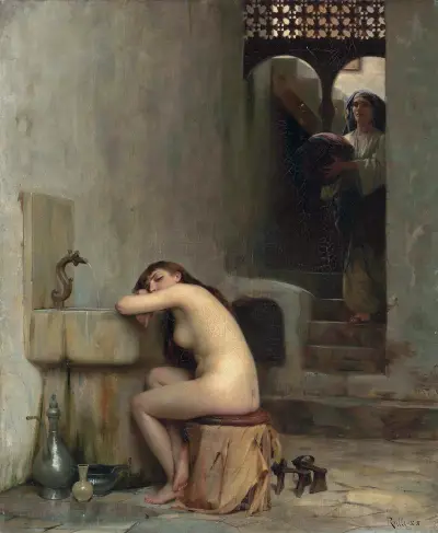 Repos au bain av Theodoros Ralli