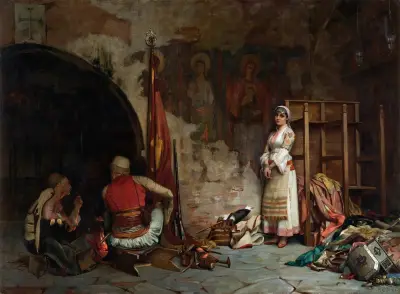 The Captive (Turkish Plunder) av Theodoros Ralli