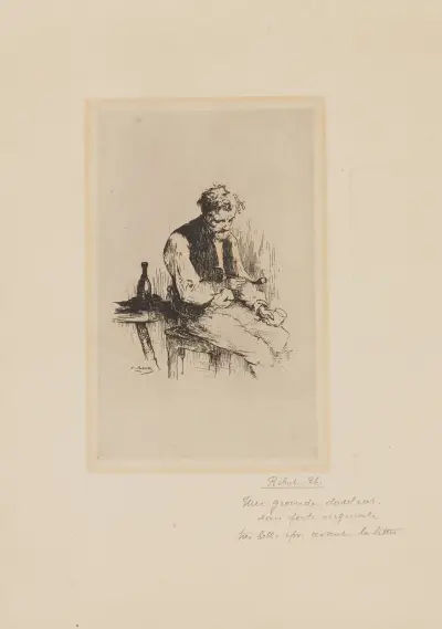 A Great Sadness av Théodule Ribot