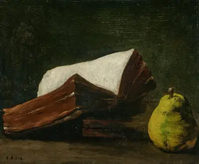 Bok och päron av Théodule Ribot