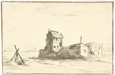Landscape av Théodule Ribot