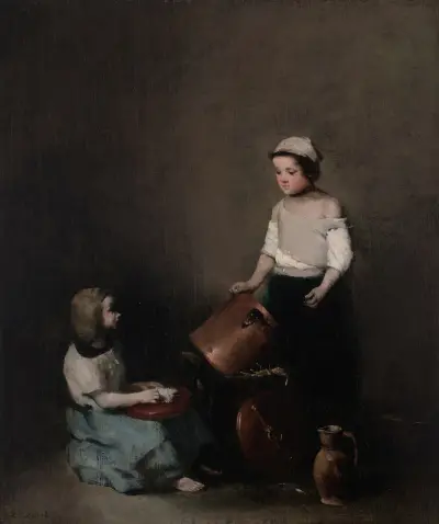 De små skurarna av Théodule Ribot