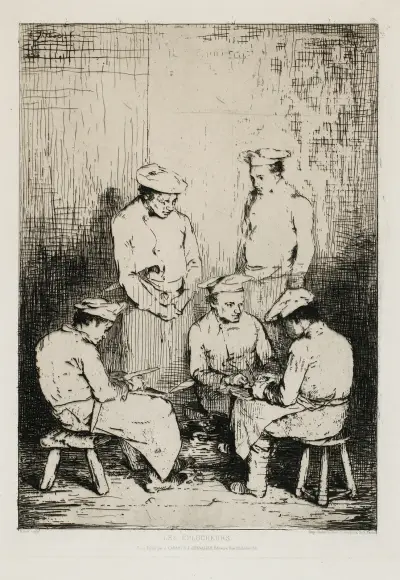 The Peelers av Théodule Ribot