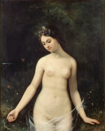 Jeune femme nue av Théophile Gautier