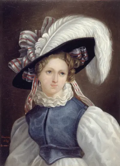Portrait de femme av Théophile Gautier
