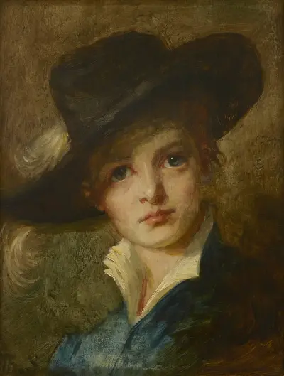 Flickporträtt av Thérèse Schwartze