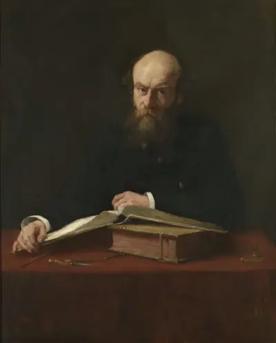 Portret van Dr. P.J.H. Cuypers (1827-1921) av Thérèse Schwartze