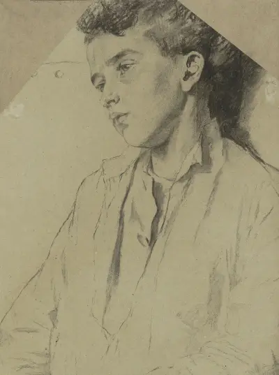 Portret van een jongen av Thérèse Schwartze