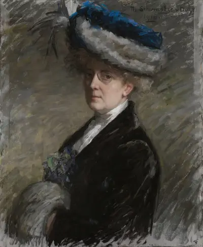 Self Portrait av Thérèse Schwartze