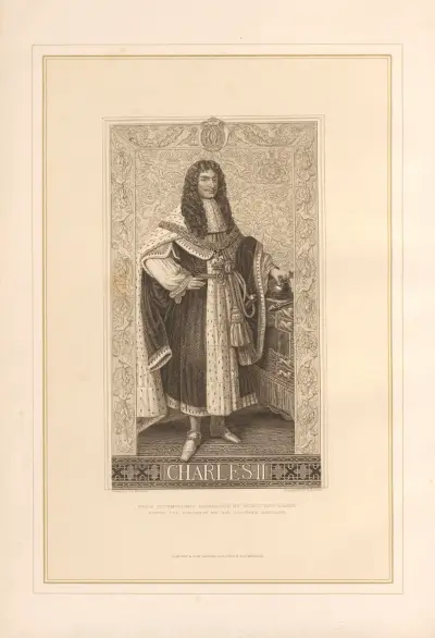 Porträtt av Karl II av Thomas Archer