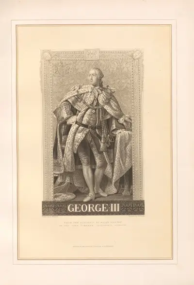 Portrait of George III av Thomas Archer