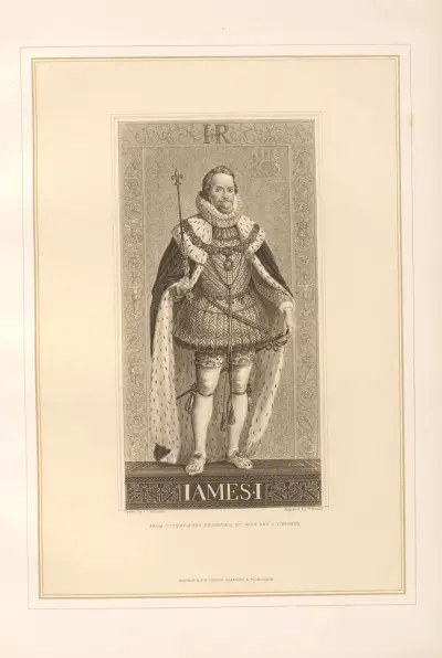 Porträtt av Jakob I av Thomas Archer