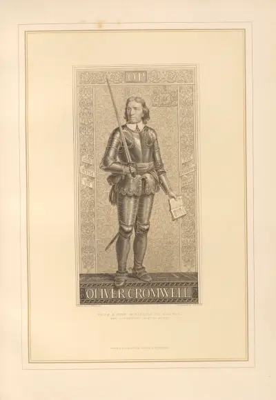 Porträtt av Oliver Cromwell av Thomas Archer