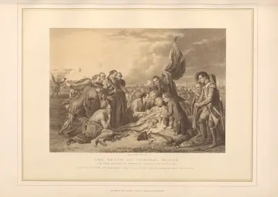 The Death of General Wolfe – Benjamin West av Thomas Archer