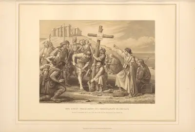 The First Preaching of Christianity in Britain – C. W. Cope av Thomas Archer