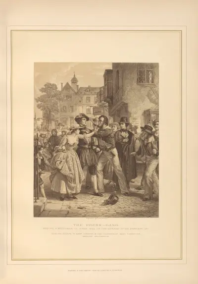 The Press-gang – Alexander Johnston av Thomas Archer