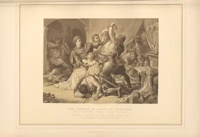 Gripandet av Roger de Mortimer av Edvard III av Thomas Archer