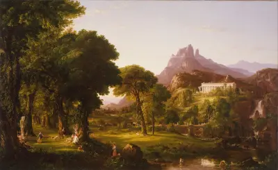 Dream of Arcadia av Thomas Cole