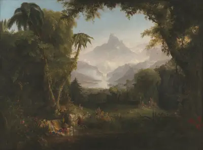 The Garden of Eden av Thomas Cole