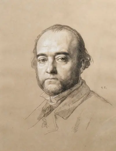 Portrait of Ferdinand Barbedienne av Thomas Couture
