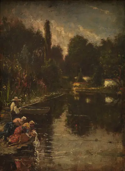 Washerwomen av Thomas Couture
