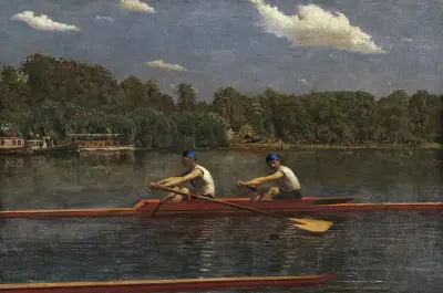 Die Biglin-Brüder beim Ruderrennen von Thomas Eakins